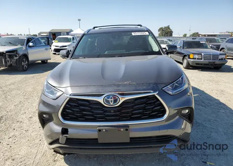 2023 Toyota Highlander Hybrid Limited из США, поврежденный, VIN 5TDXBRCH0PS602595